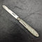 1912 British Antique White Pearl Shell Handle Pure Silver Blade Folding Pen Knife